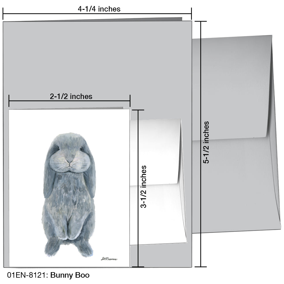 Bunny Boo, Greeting Card (8121)