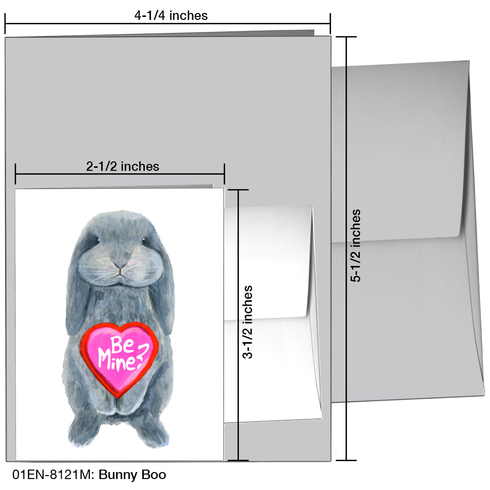 Bunny Boo, Greeting Card (8121M)