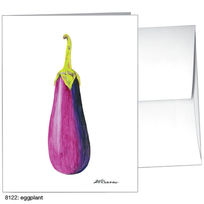 Eggplant, Greeting Card (8122)