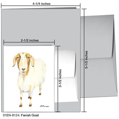 Farrah Goat, Greeting Card (8124)