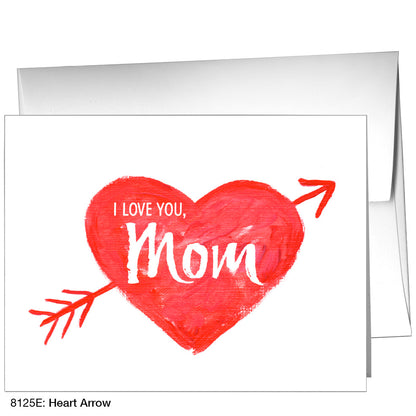 Heart Arrow, Greeting Card (8125E)