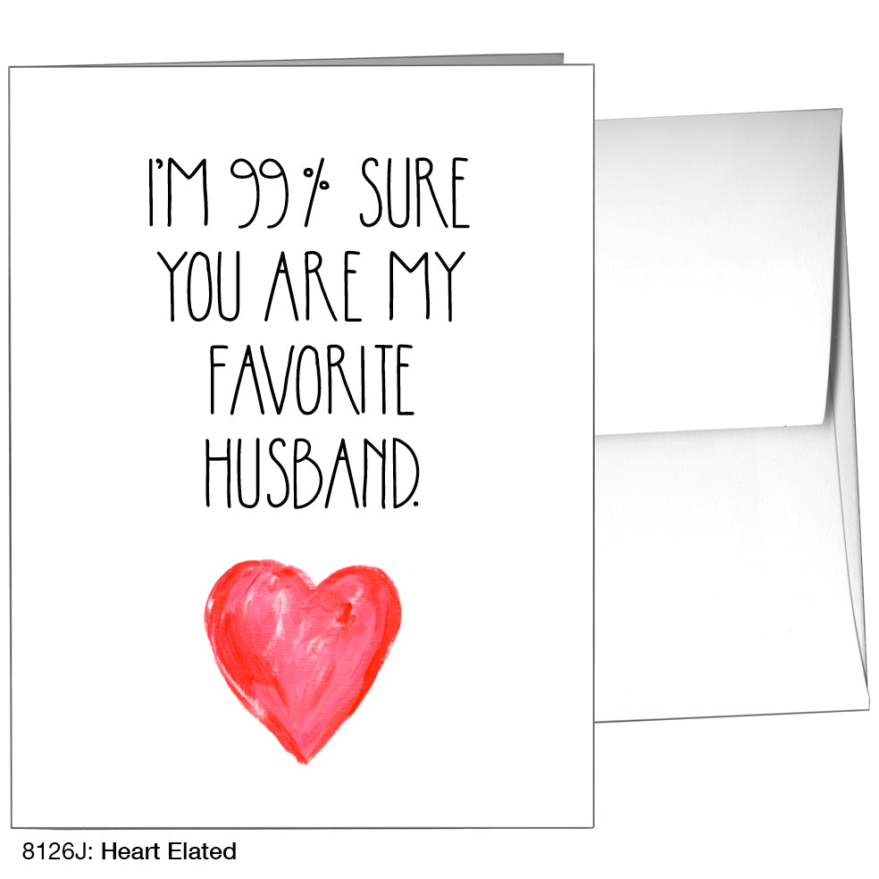 Heart Elated, Greeting Card (8126J)