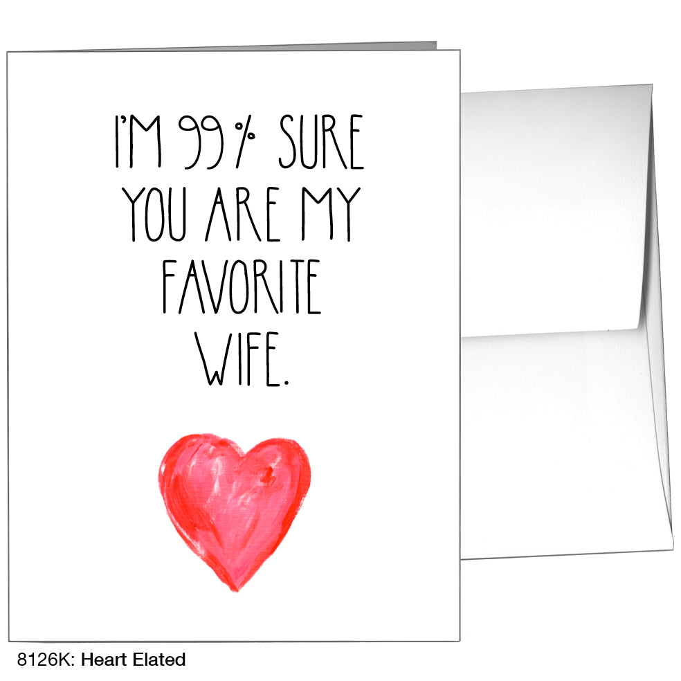 Heart Elated, Greeting Card (8126K)