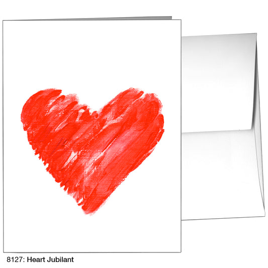 Heart Jubilant, Greeting Card (8127)