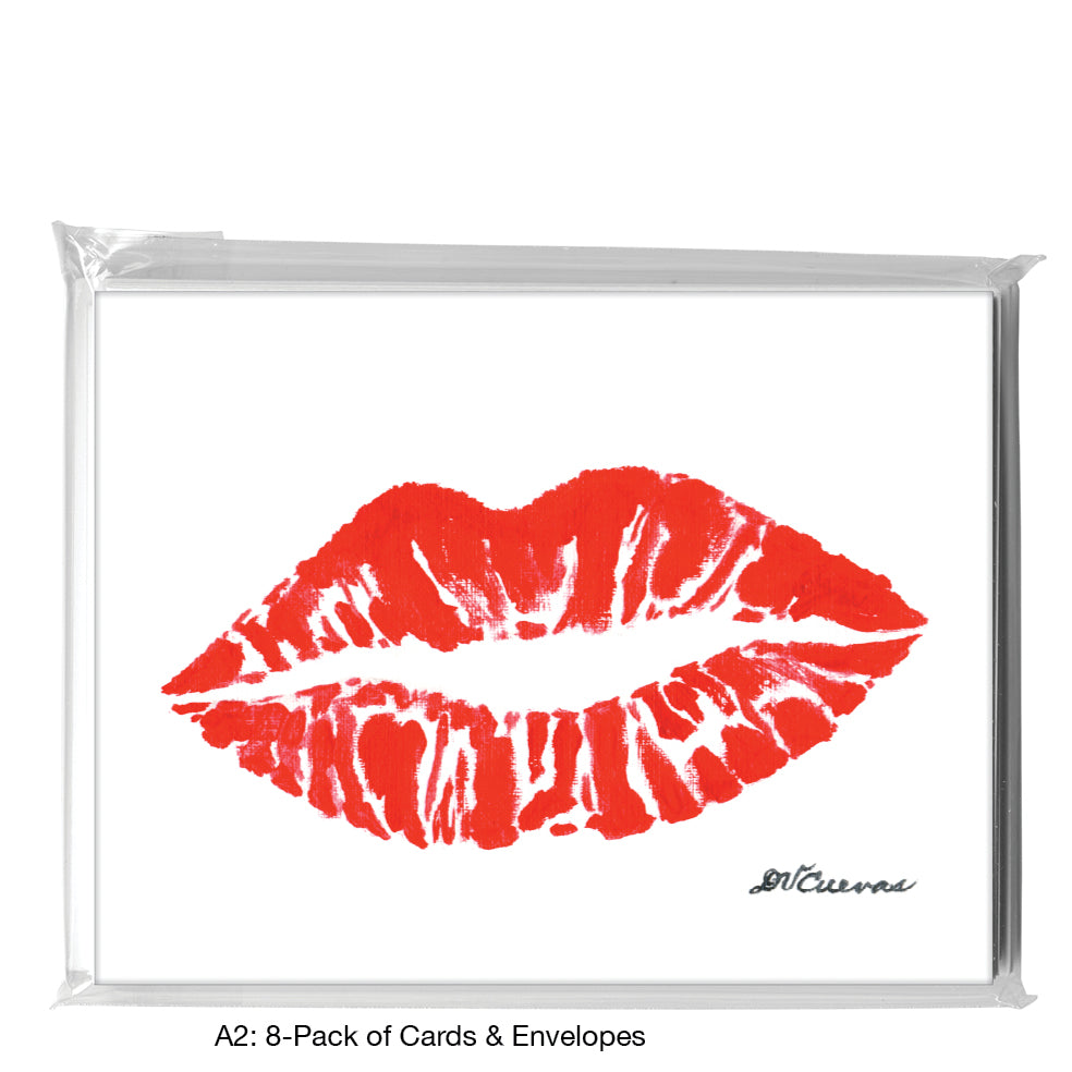 Lips, Greeting Card (8129)