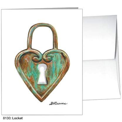 Locket, Greeting Card (8130)