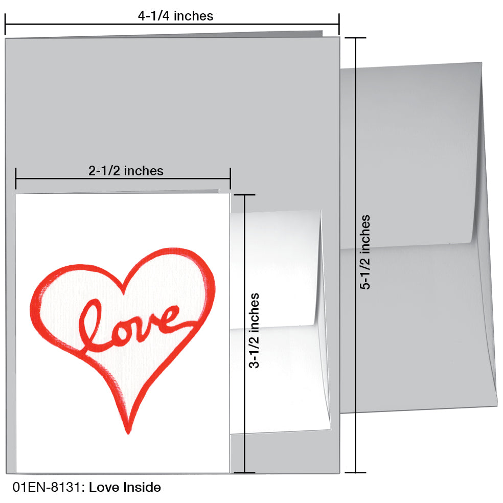 Love Inside, Greeting Card (8131)