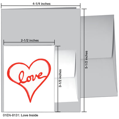 Love Inside, Greeting Card (8131)