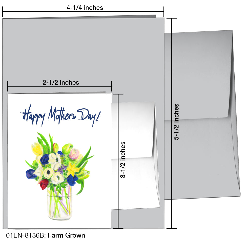 Farm Grown, Greeting Card (8136B)