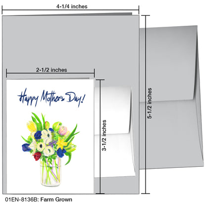 Farm Grown, Greeting Card (8136B)