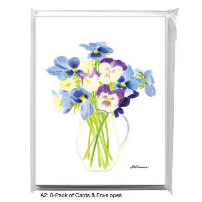 Wild Pansies, Greeting Card (8137)