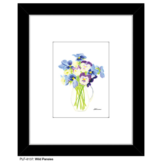 Wild Pansies, Print (#8137)