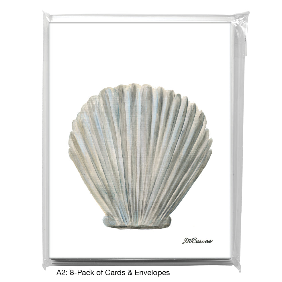 Shell Scallop, Greeting Card (8152)