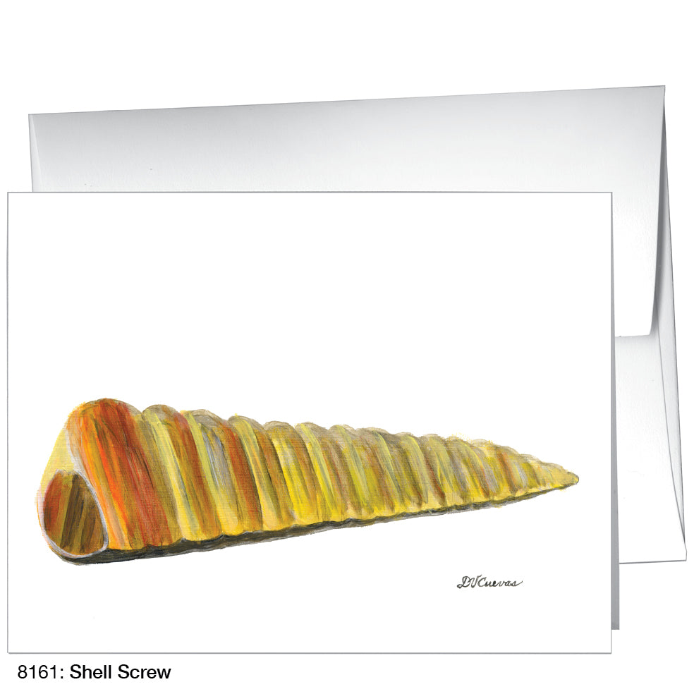 Shell Screw, Greeting Card (8161)