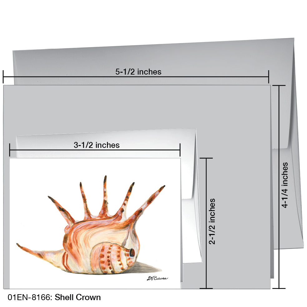 Shell Crown, Greeting Card (8166)