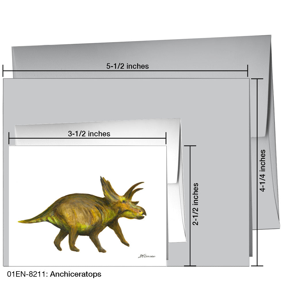 Anchiceratops, Greeting Card (8211)