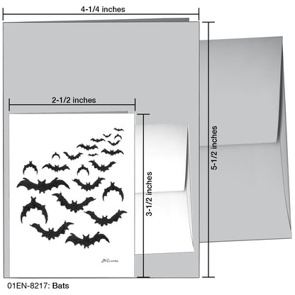 Bats, Greeting Card (8217)