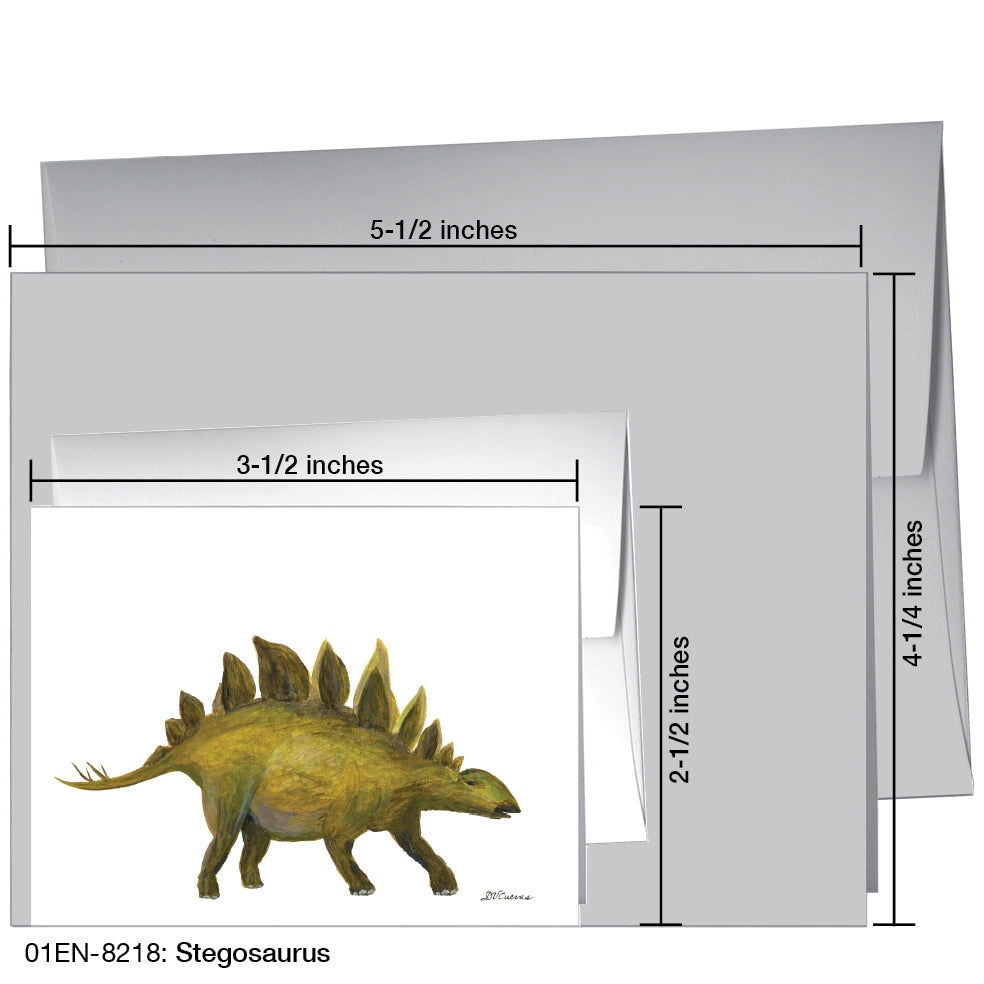 Stegosaurus, Greeting Card (8218)