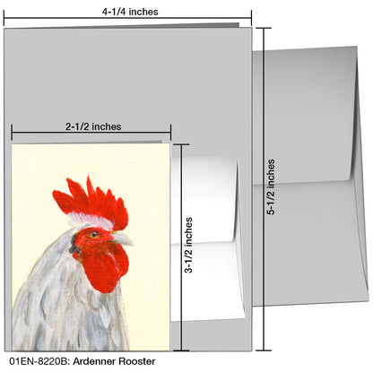 Ardenner Rooster, Greeting Card (8220B)