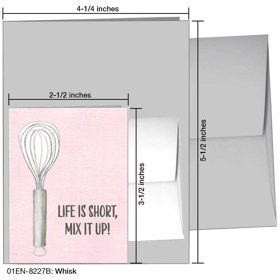 Whisk, Greeting Card (8227B)