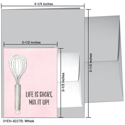 Whisk, Greeting Card (8227B)