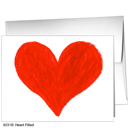 Heart Filled, Greeting Card (8231B)