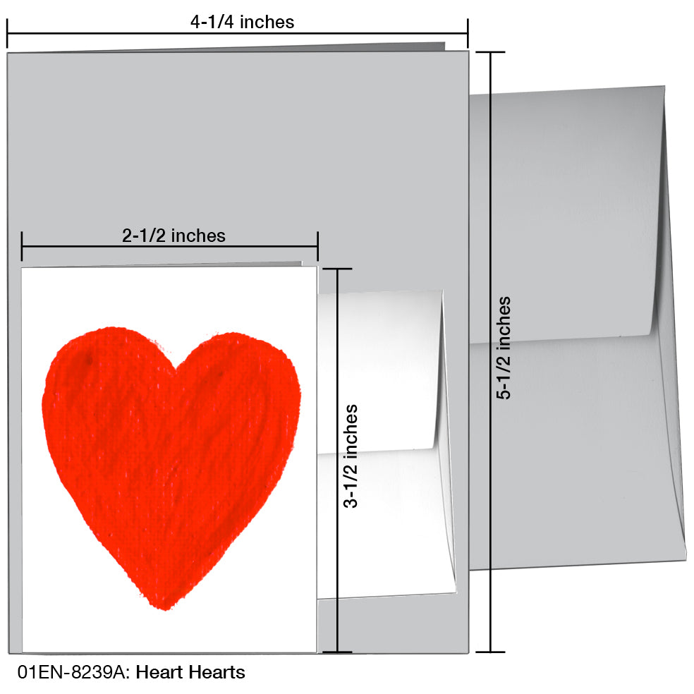 Heart Hearts, Greeting Card (8239A)