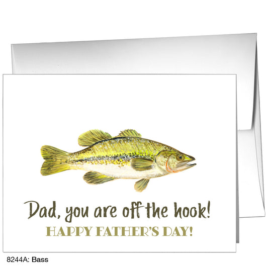 Bass, Greeting Card (8244A)