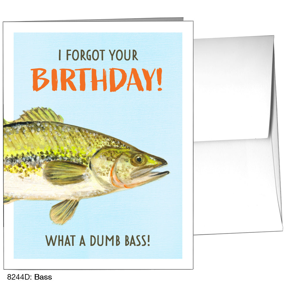 Bass, Greeting Card (8244D)