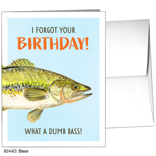 Bass, Greeting Card (8244D)