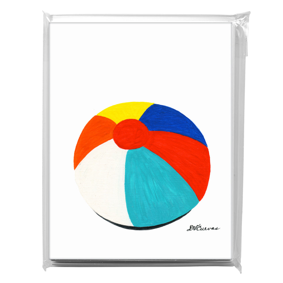 Beach Ball, Greeting Card (8245)