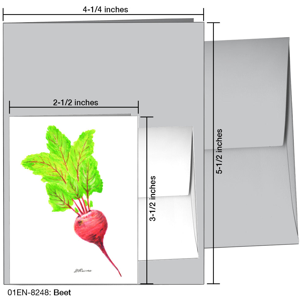 Beet, Greeting Card (8248)