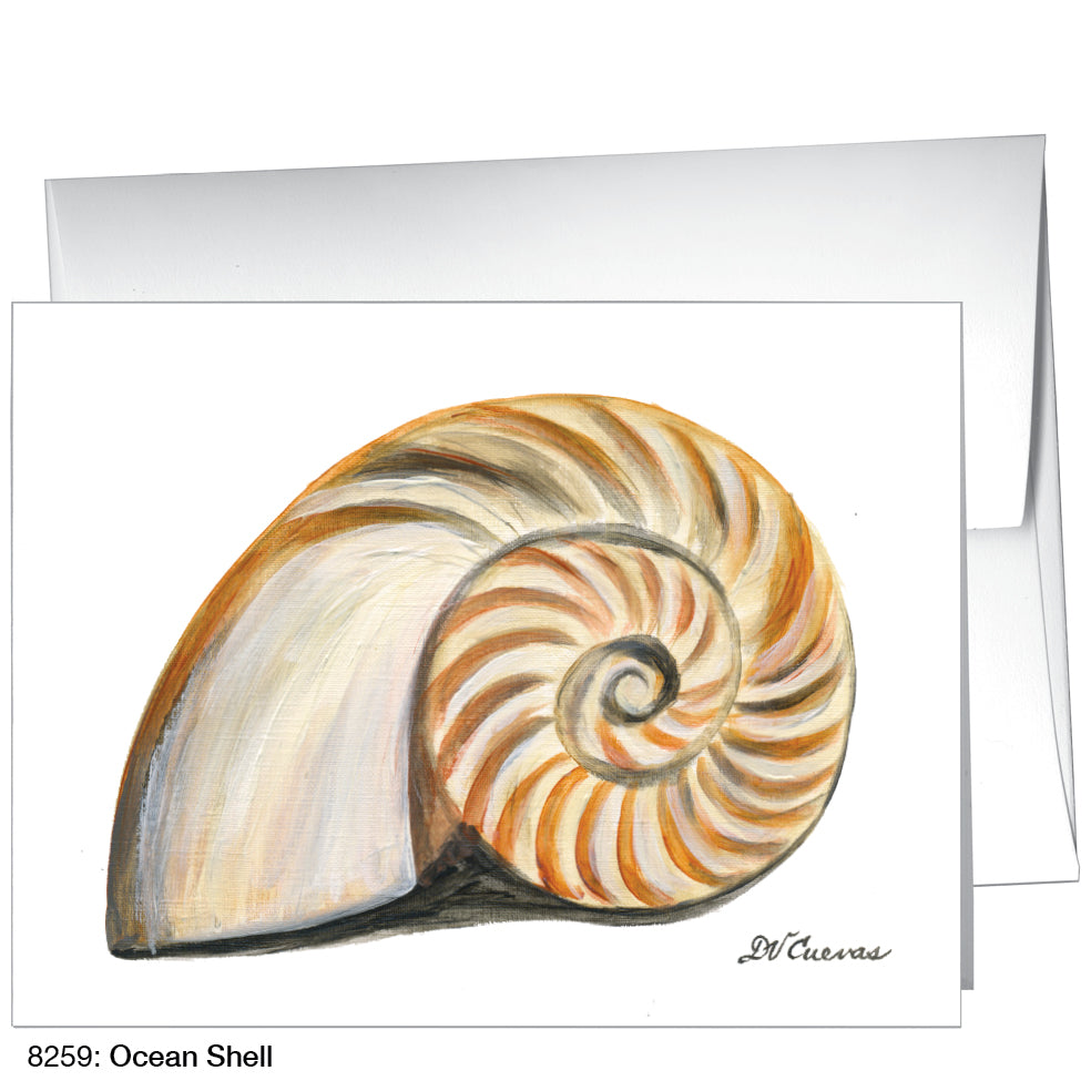 Ocean Shell, Greeting Card (8259)