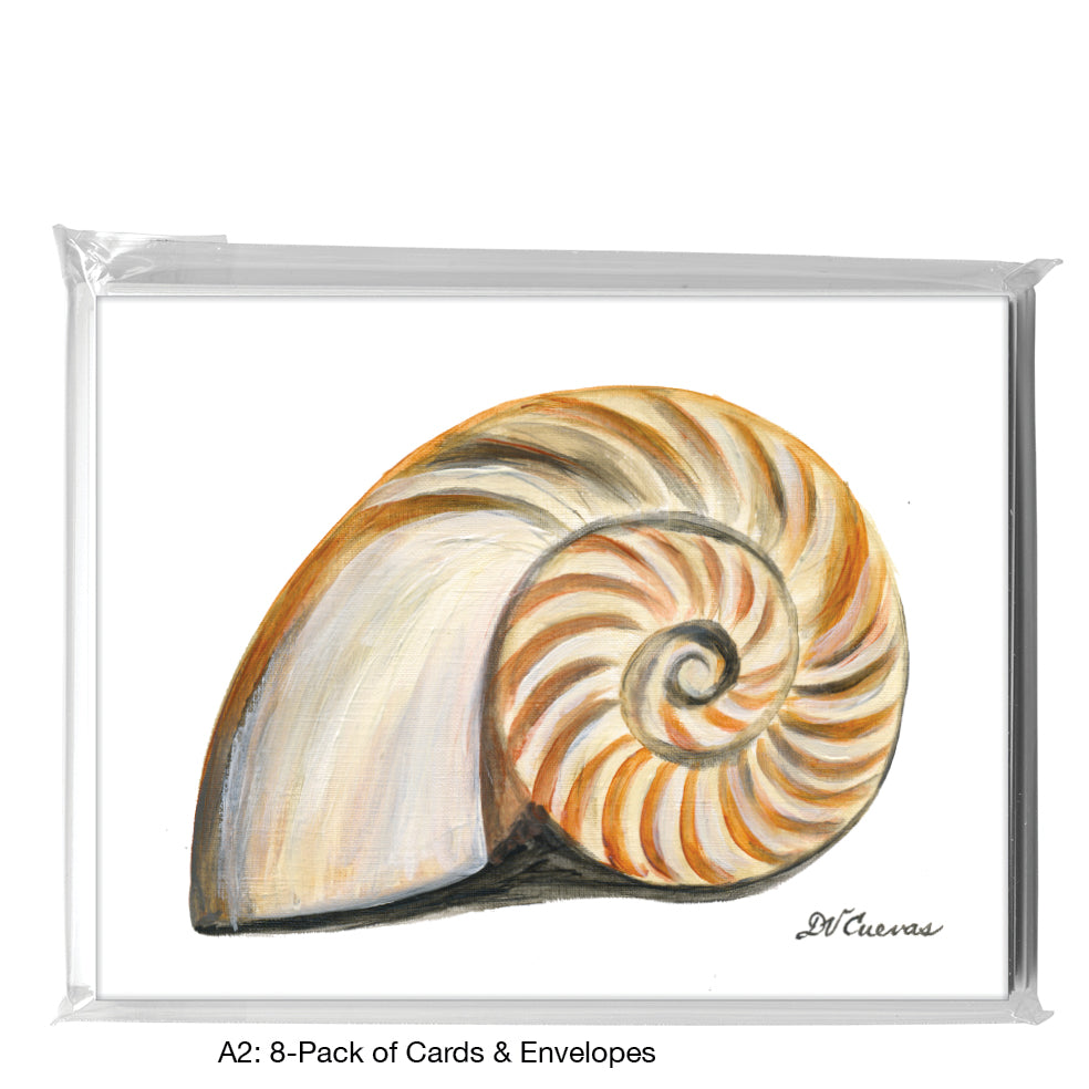 Ocean Shell, Greeting Card (8259)