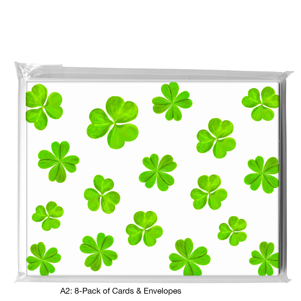 Clovers, Greeting Card (8262)