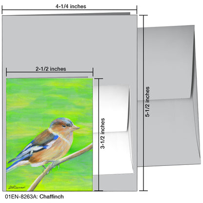 Chaffinch, Greeting Card (8263A)