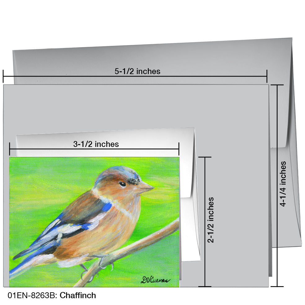 Chaffinch, Greeting Card (8263B)