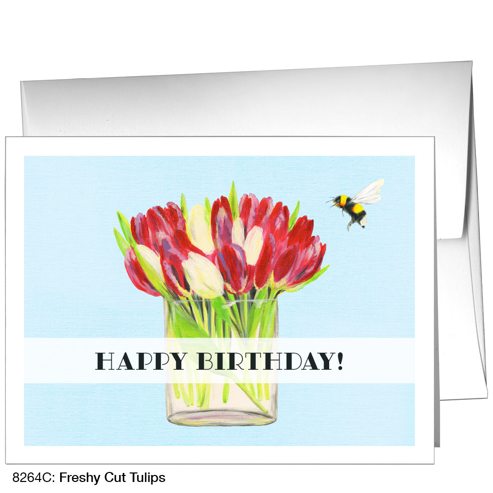 Freshly Cut Tulips, Greeting Card (8264C)