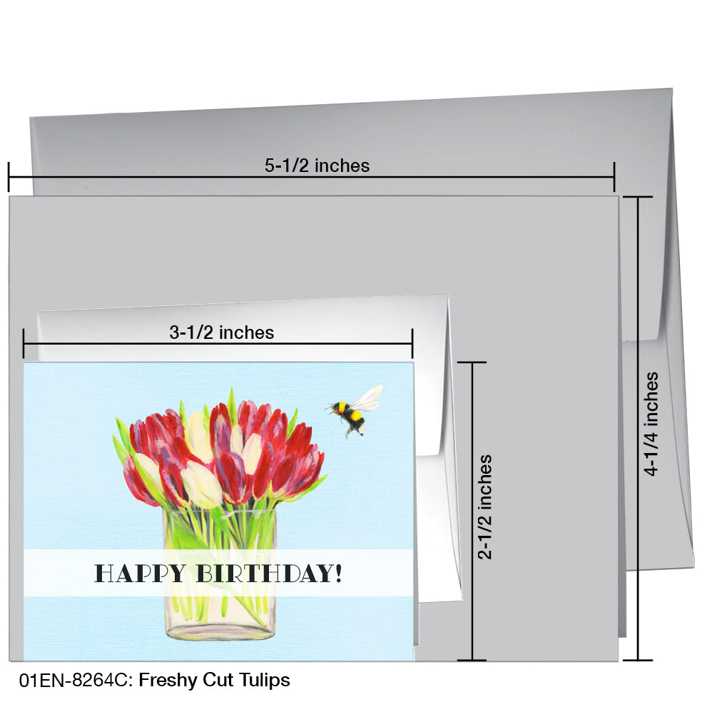 Freshly Cut Tulips, Greeting Card (8264C)