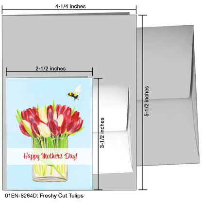 Freshly Cut Tulips, Greeting Card (8264D)