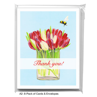 Freshly Cut Tulips, Greeting Card (8264F)