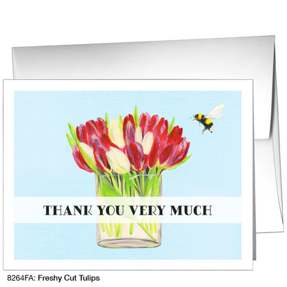 Freshly Cut Tulips, Greeting Card (8264FA)