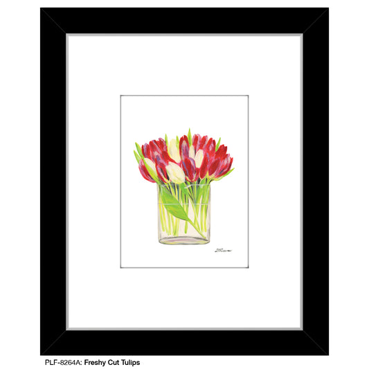 Freshly Cut Tulips, Print (#8264A)