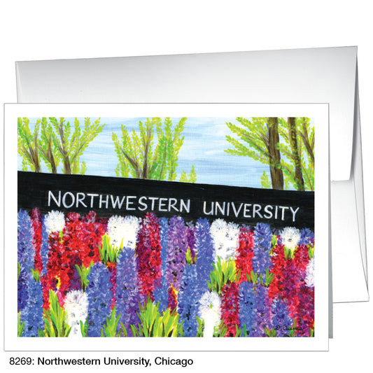 Northwestern University, Chicago, Greeting Card (8269)