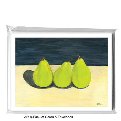 Three Pears, Greeting Card (8272)