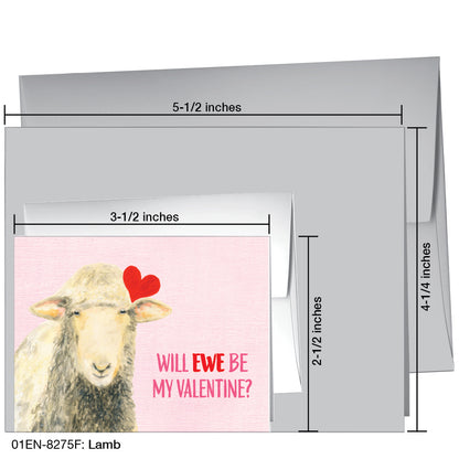 Lamb, Greeting Card (8275F)