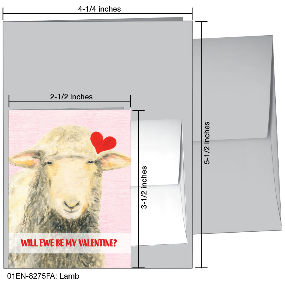 Lamb, Greeting Card (8275FA)