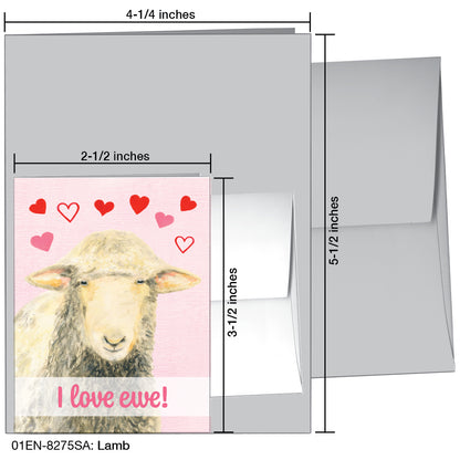 Lamb, Greeting Card (8275SA)