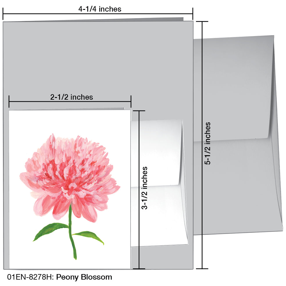 Peony Blossom, Greeting Card (8278H)