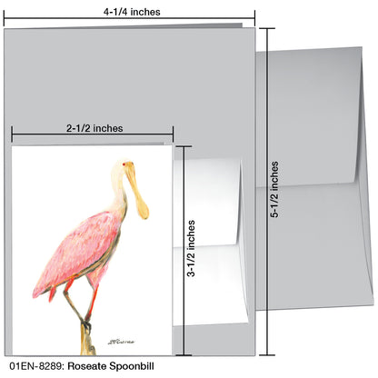 Roseate Spoonbill, Greeting Card (8289)